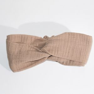 Zero waste headband – fascia sabbia
