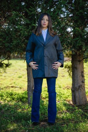 Riley coat – cappotto lana grigio