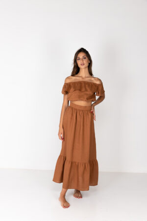 Indian skirt – gonna lunga lino