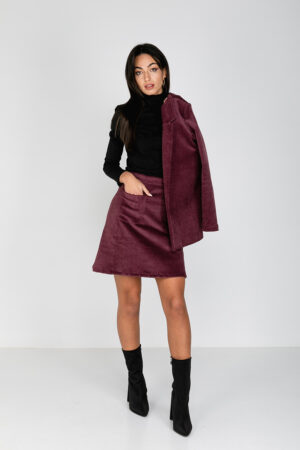 Matilda skirt – minigonna velluto